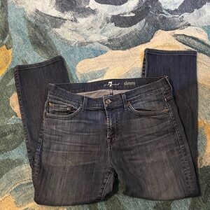 7 For All Mankind Dark Wash Slimmy Jeans